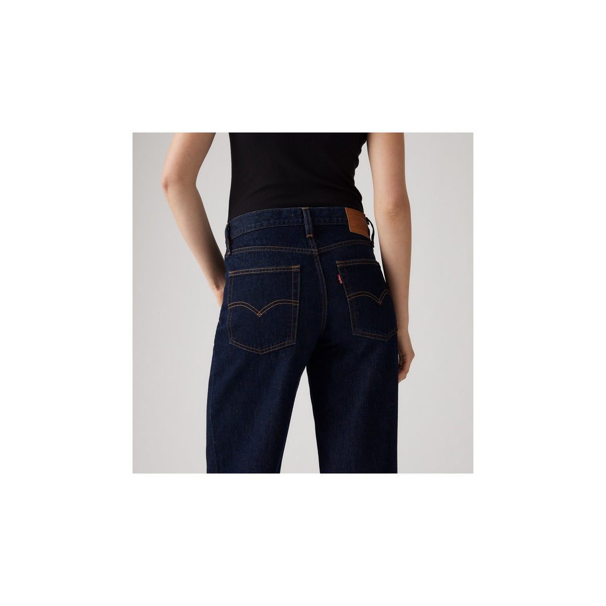 Jeans Baggy Straight - Indaco Scuro