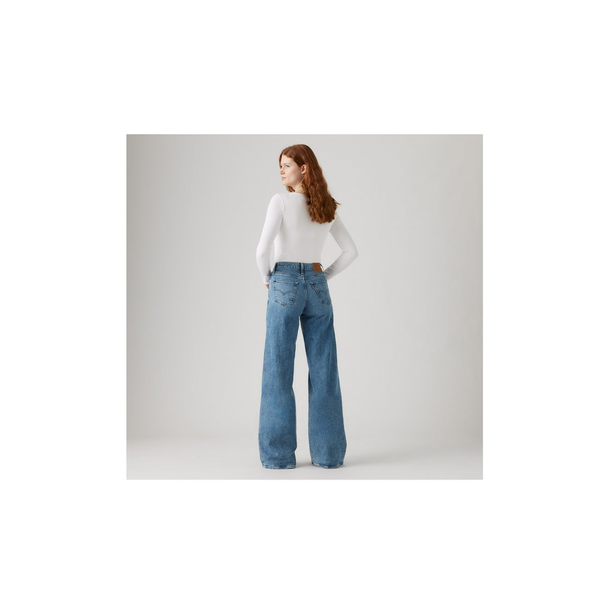 Jeans 728 High Rise Wide Leg - Indaco Medio