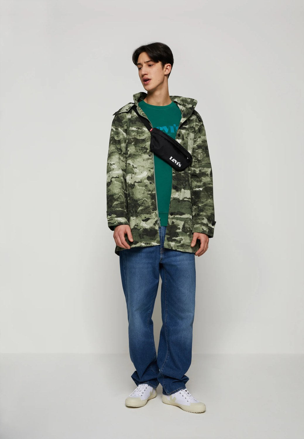 Jeans 568 Loose Straight - Indaco Medio
