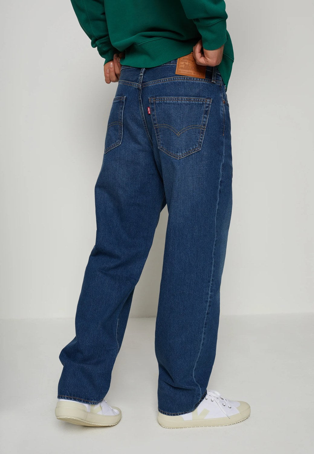 Jeans 568 Loose Straight - Indaco Medio
