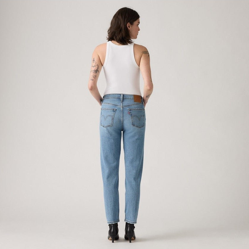 Jeans 501 Original Cropped - Indaco Medio