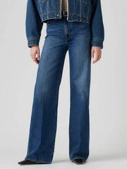 Jeans Ribcage Wide Leg - Indaco Medio