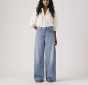 Jeans Baggy Straight - Indaco Medio
