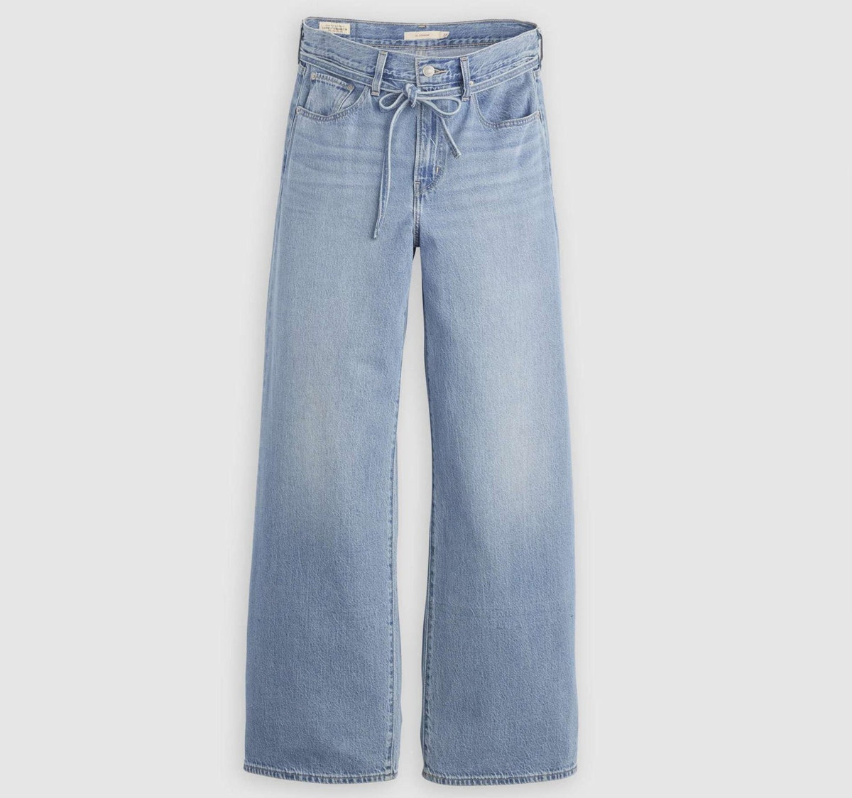 Jeans Baggy Straight - Indaco Medio