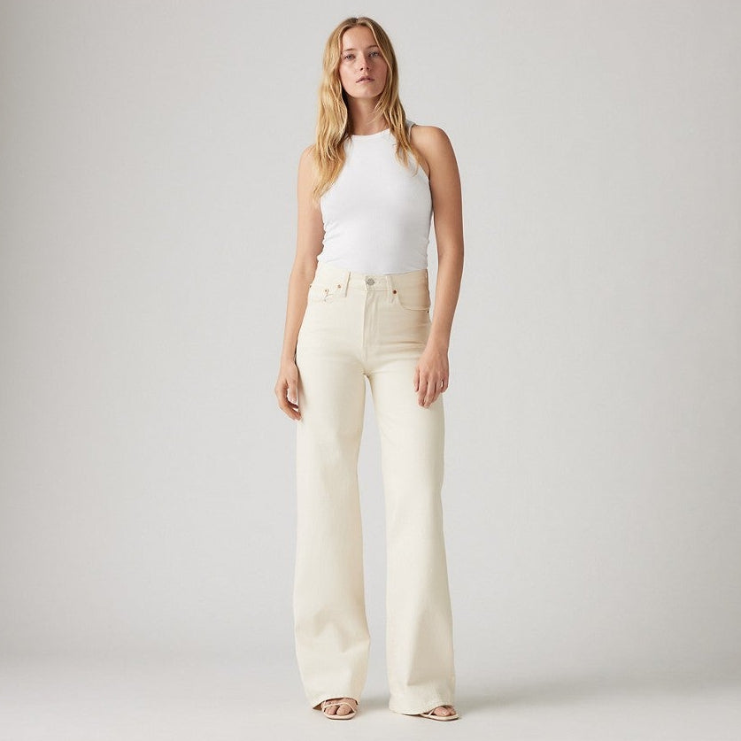 Jeans Ribcage Wide Leg - Neutro