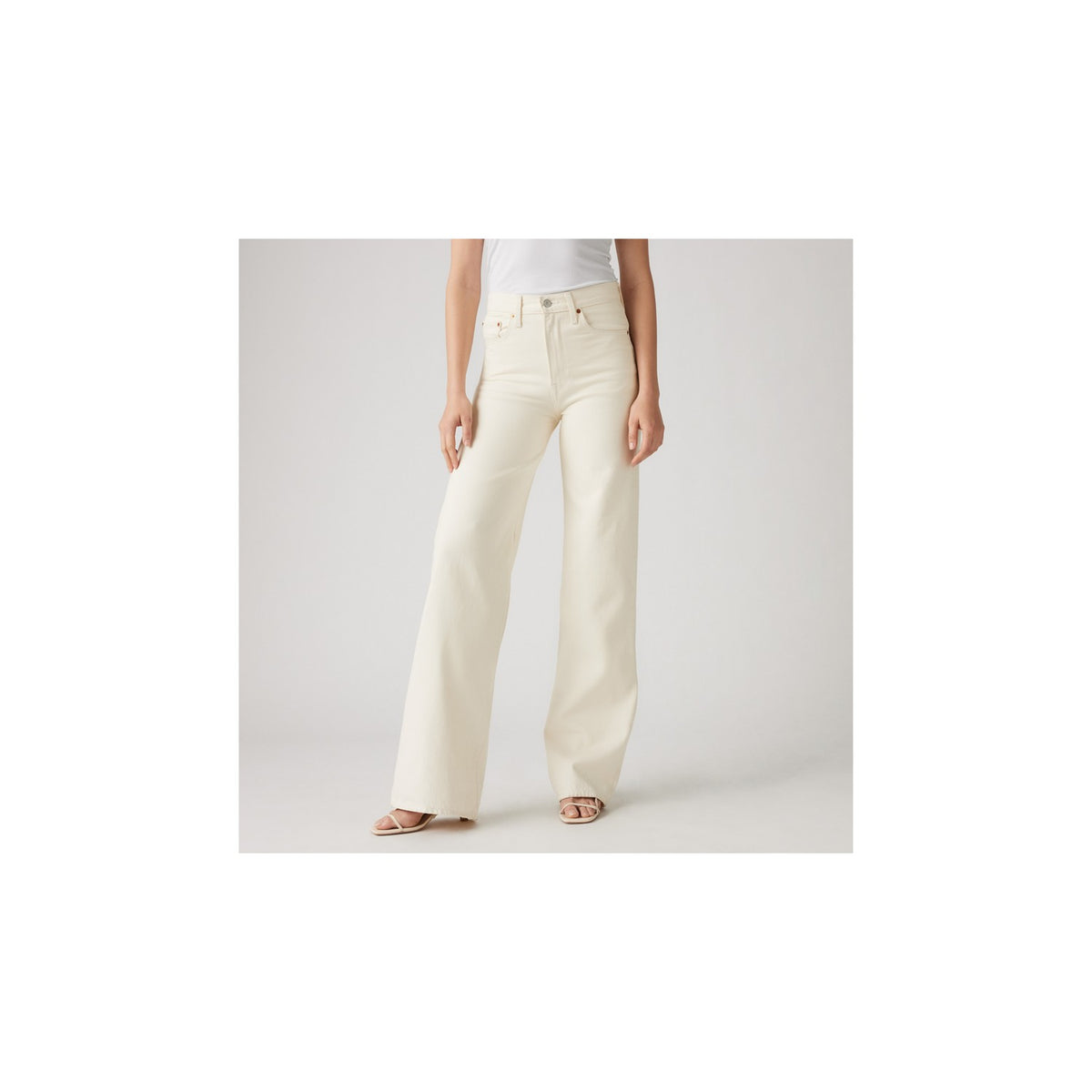 Jeans Ribcage Wide Leg - Neutro