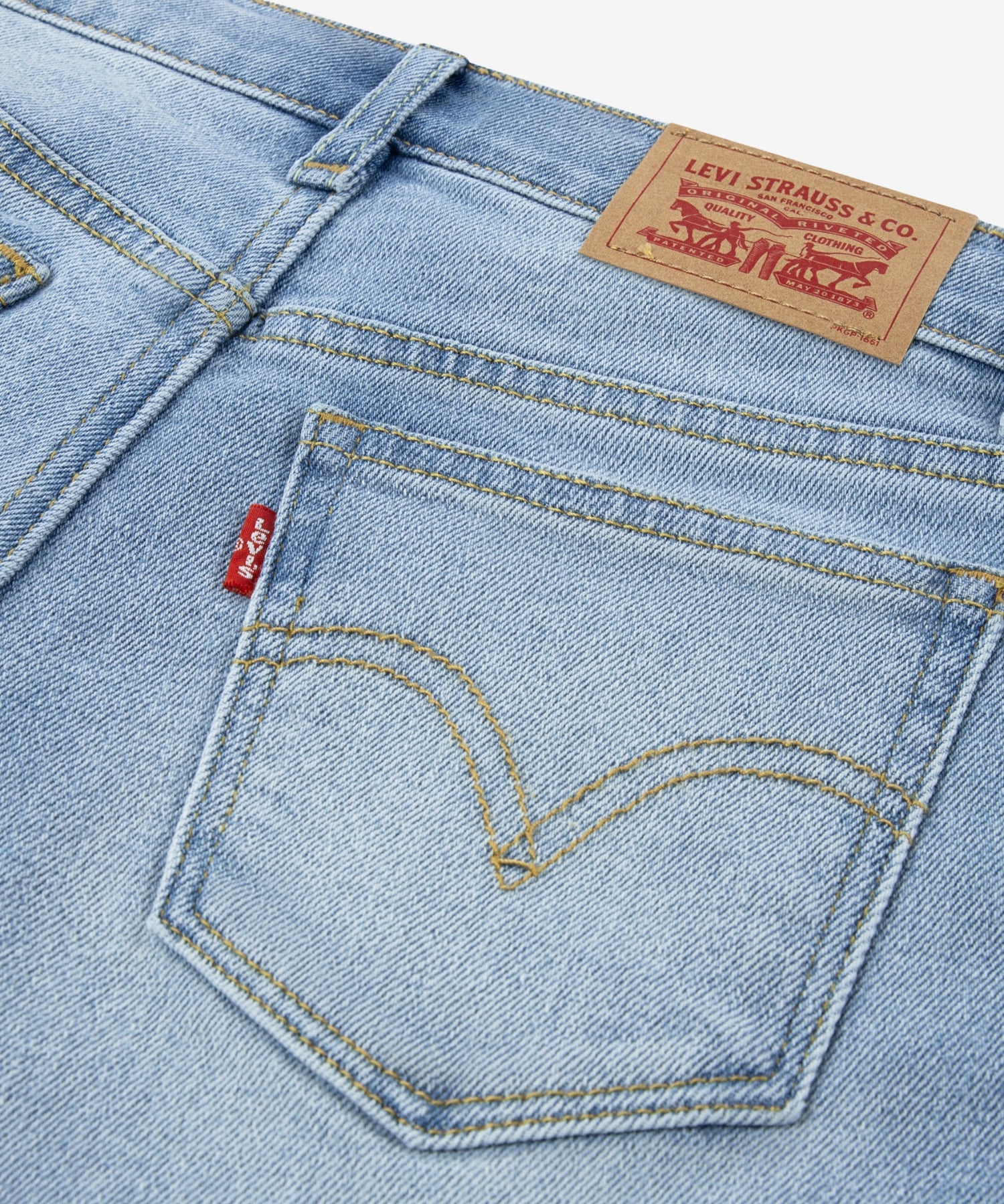 Jeans Wide Leg Bambino - Blu