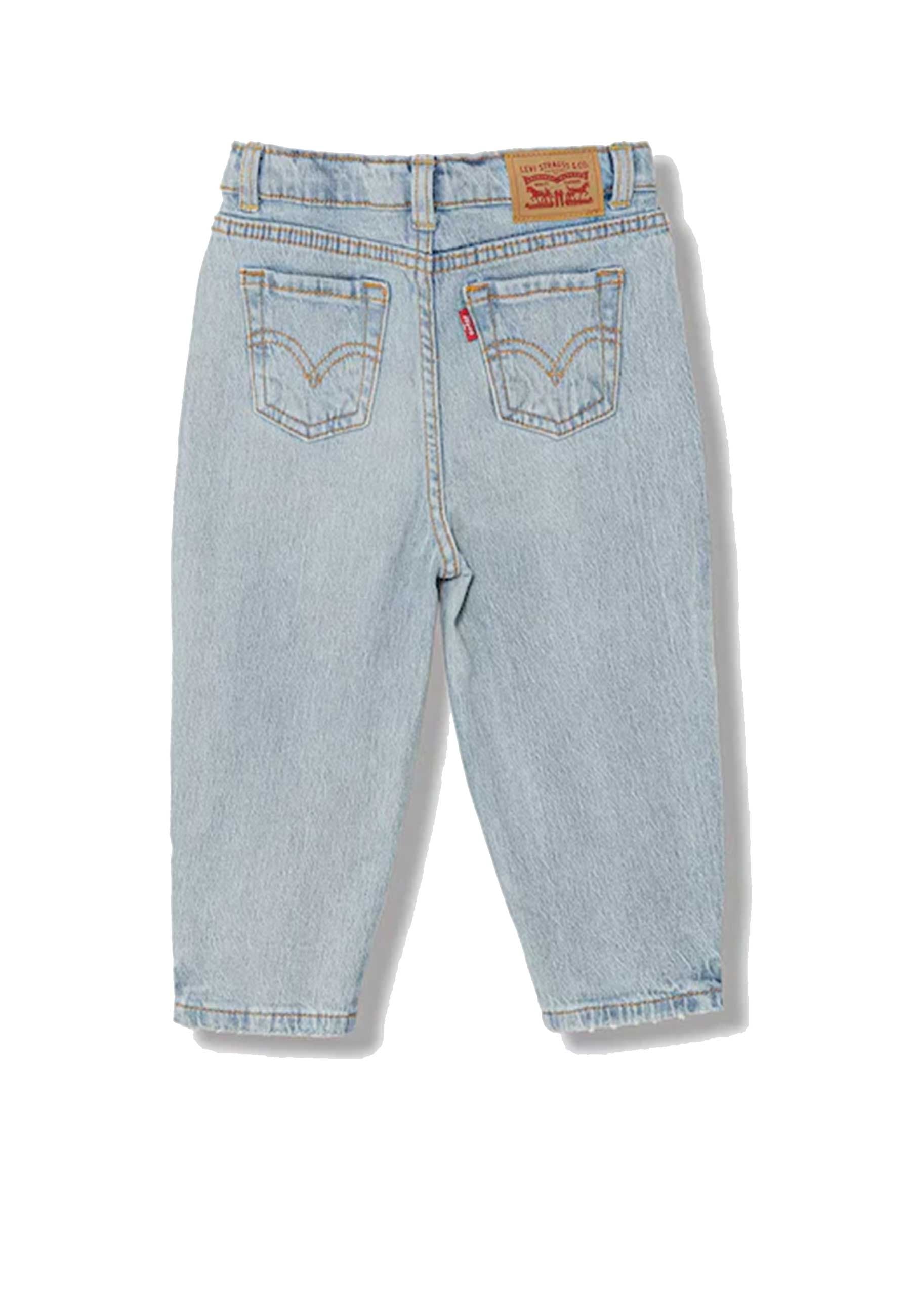 Jeans Baggy Barrel Bambino - Blu