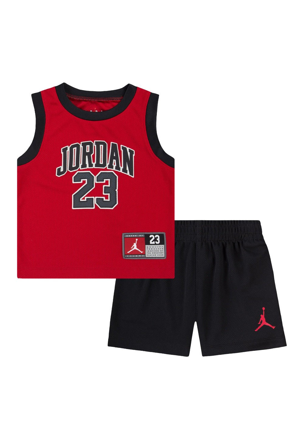 Jordan Completo Sport Rosso/Nero Nero