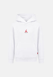 Felpa Brooklyn Fleece con Cappuccio - Bianco