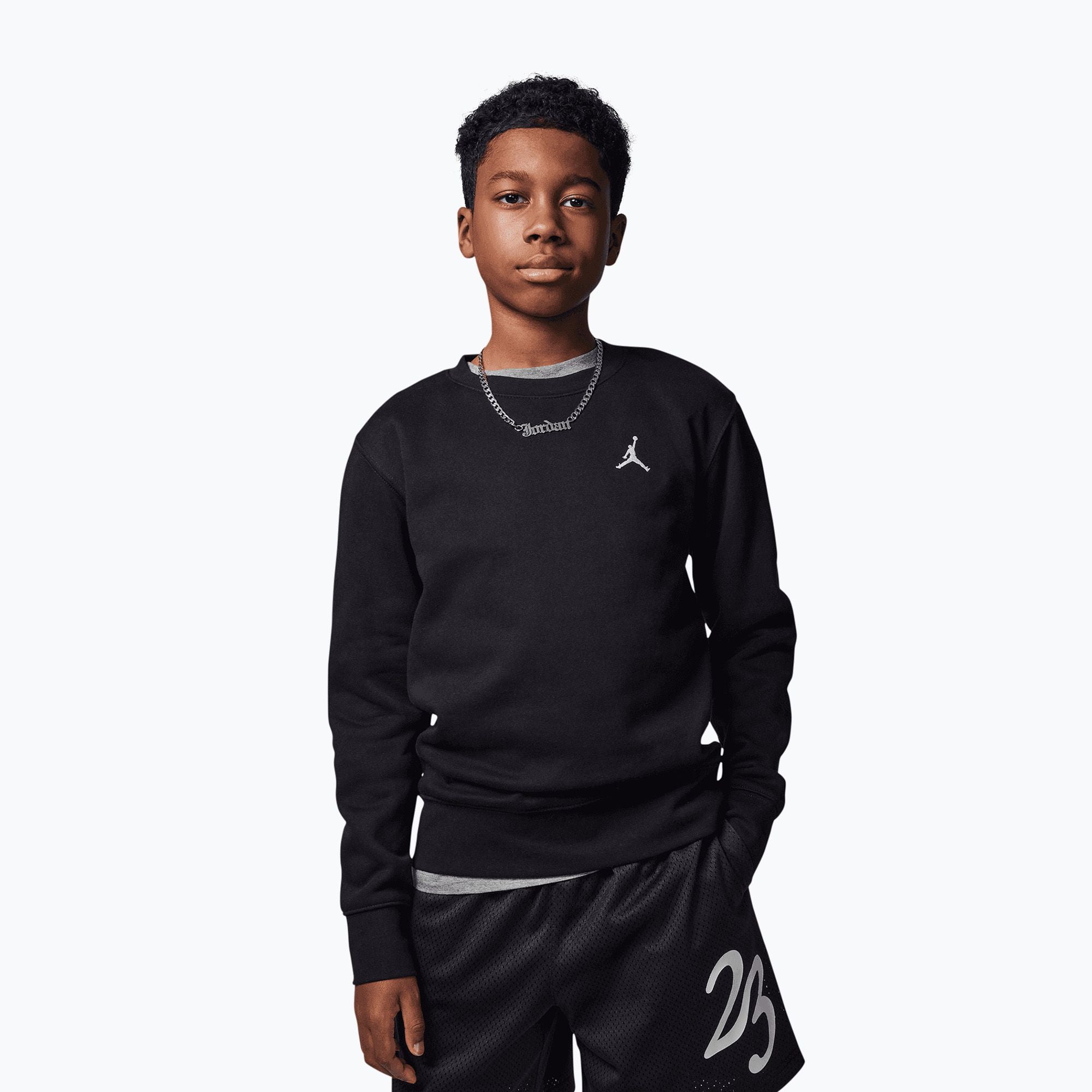 Felpa Brooklyn Fleece Essential - Nero