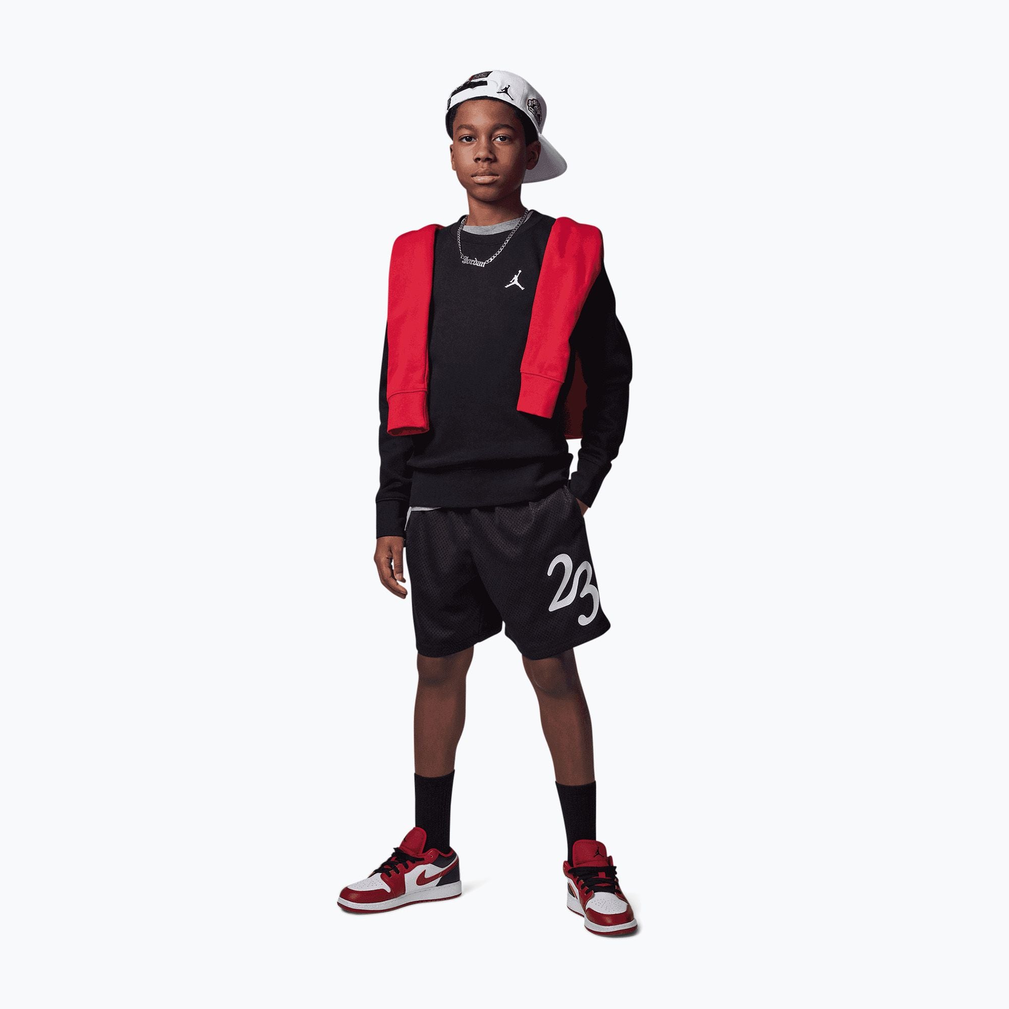 Felpa Brooklyn Fleece Essential - Nero