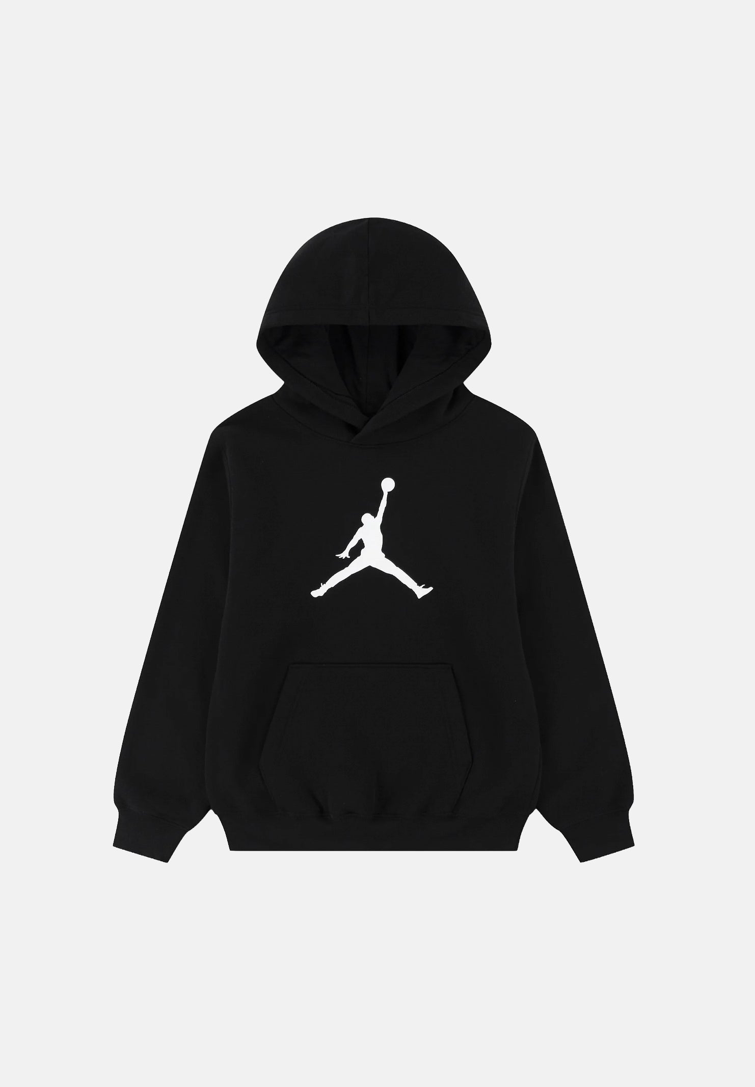 Felpa Jumpman Fleece con Cappuccio - Nero