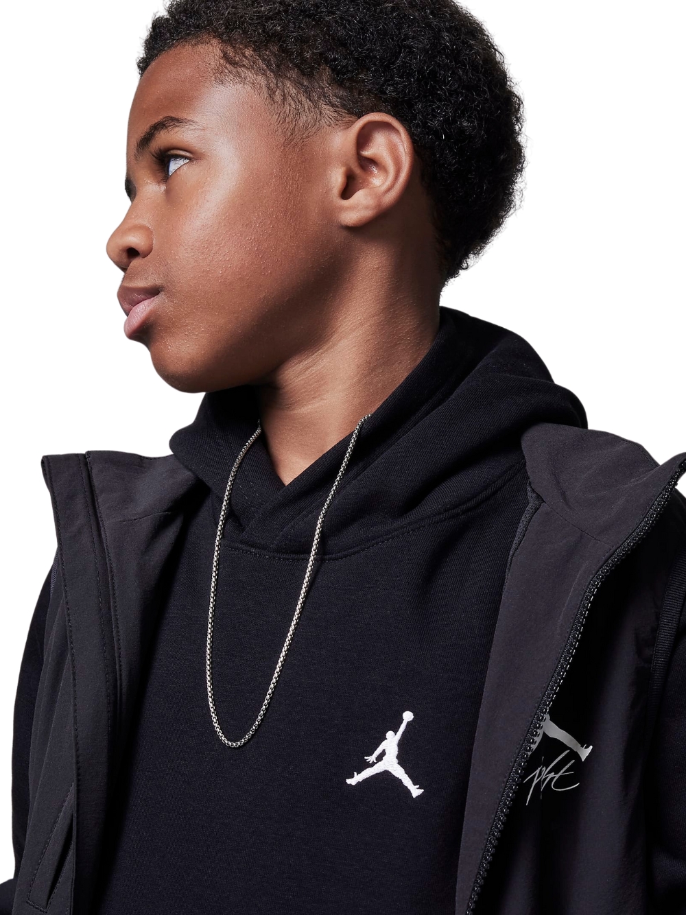 Felpa MJ Brooklyn Fleece con Cappuccio - Nero