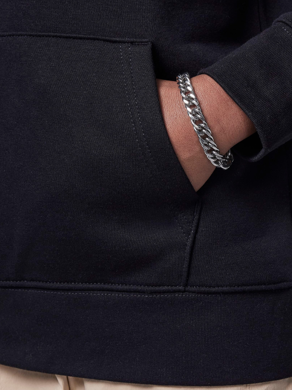 Felpa MJ Brooklyn Fleece con Cappuccio - Nero