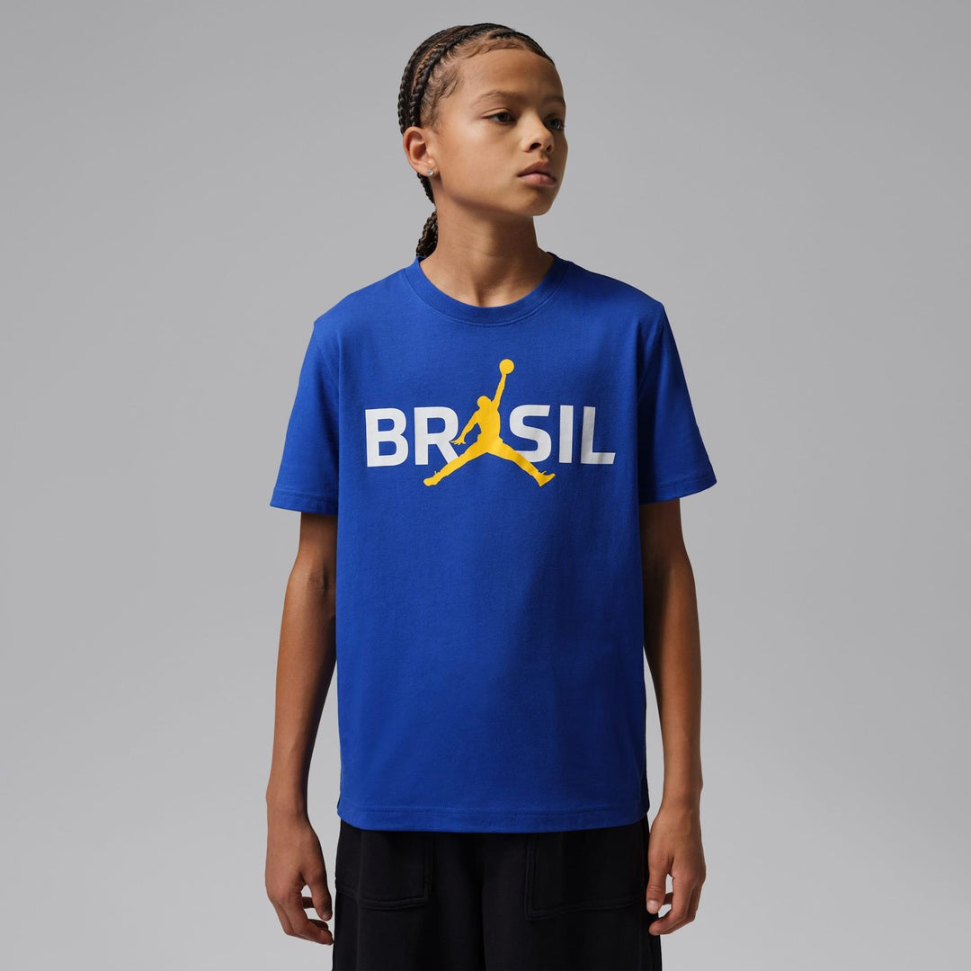 Jordan T-Shirt '85 Logo P6 Brasil Blu