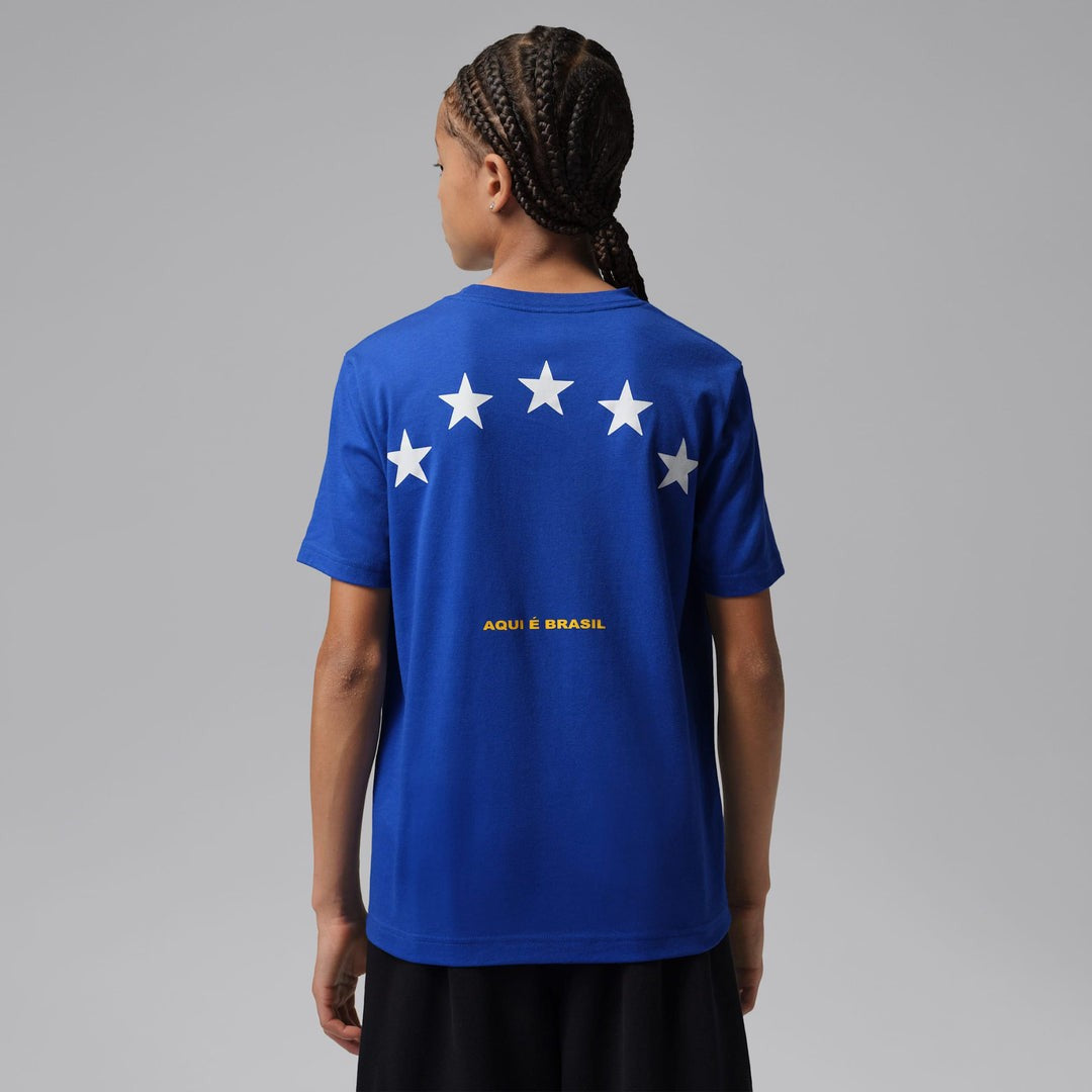 Jordan T-Shirt '85 Logo P6 Brasil Blu