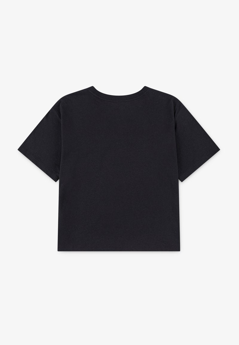 T-Shirt Brooklyn Essentials Boxy - Nero