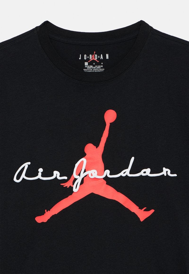 Jordan T-Shirt Flight Essentials Script Nero