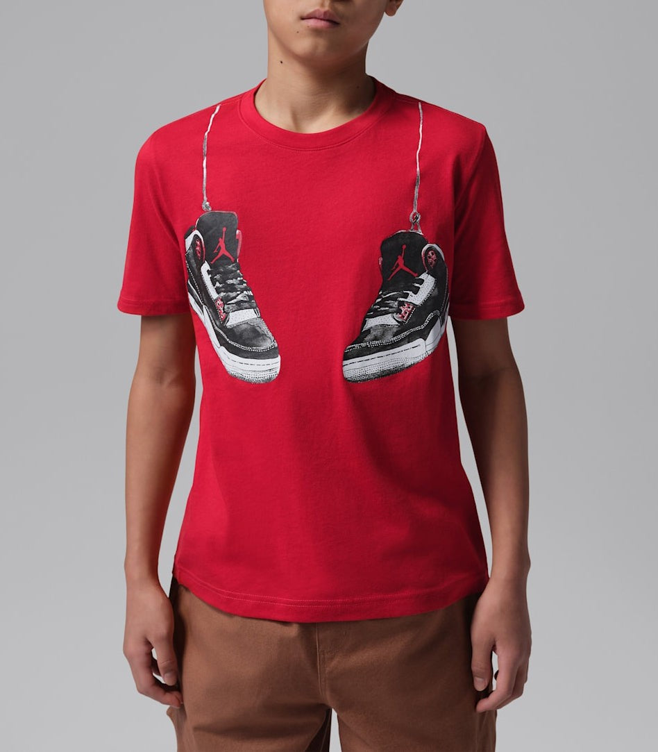 Jordan T-Shirt Hanging AJ3 Rosso