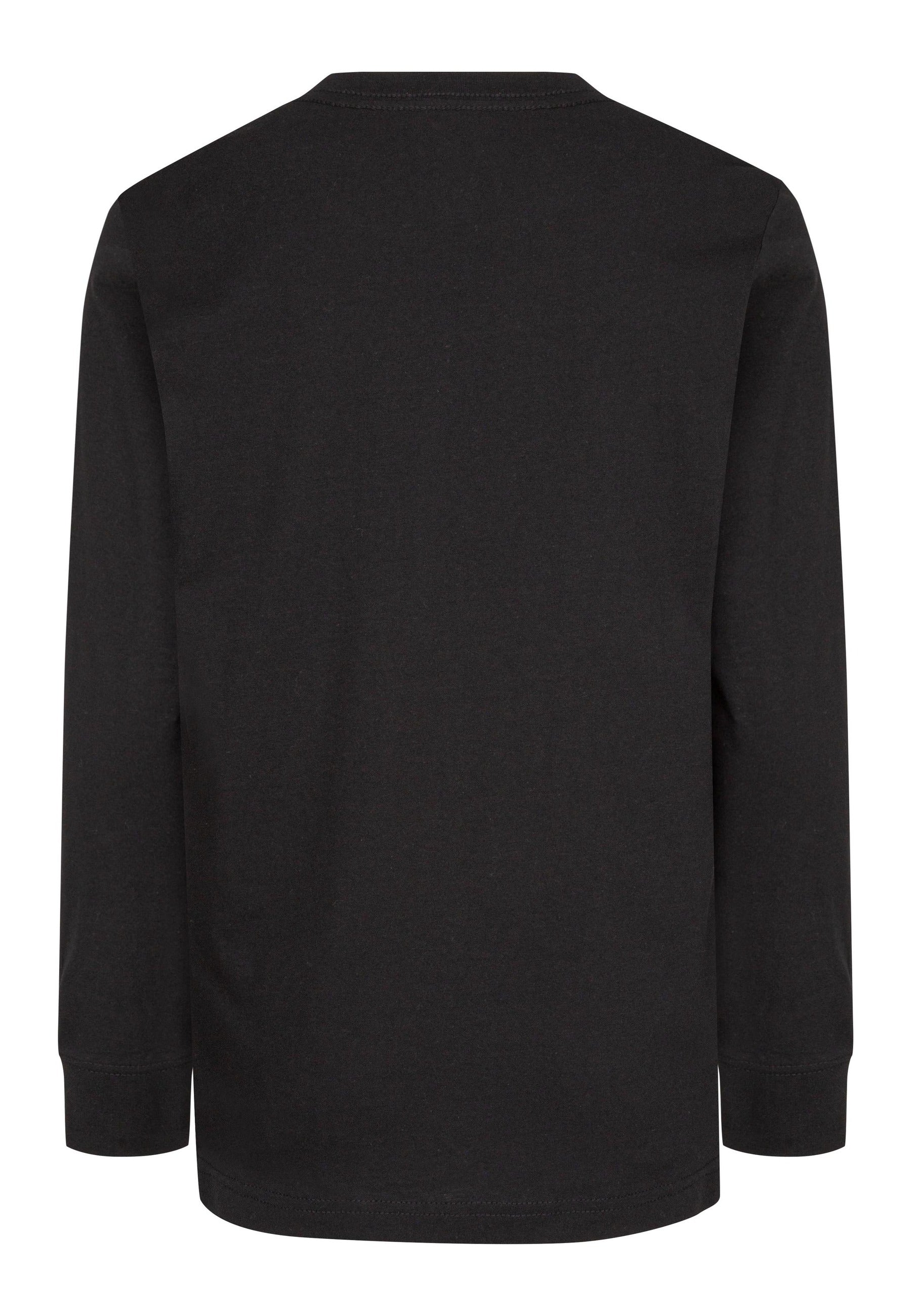 T-Shirt Jumpman Air Manica Lunga - Nero