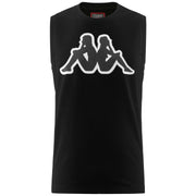 Kappa Canotta Logo Dwal Nero