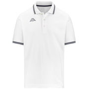 Kappa Polo Logo Maltax 5 MSS Bianco