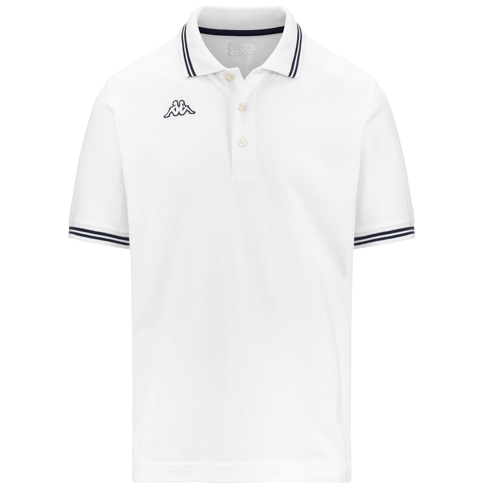 Kappa Polo Logo Maltax 5 MSS Bianco