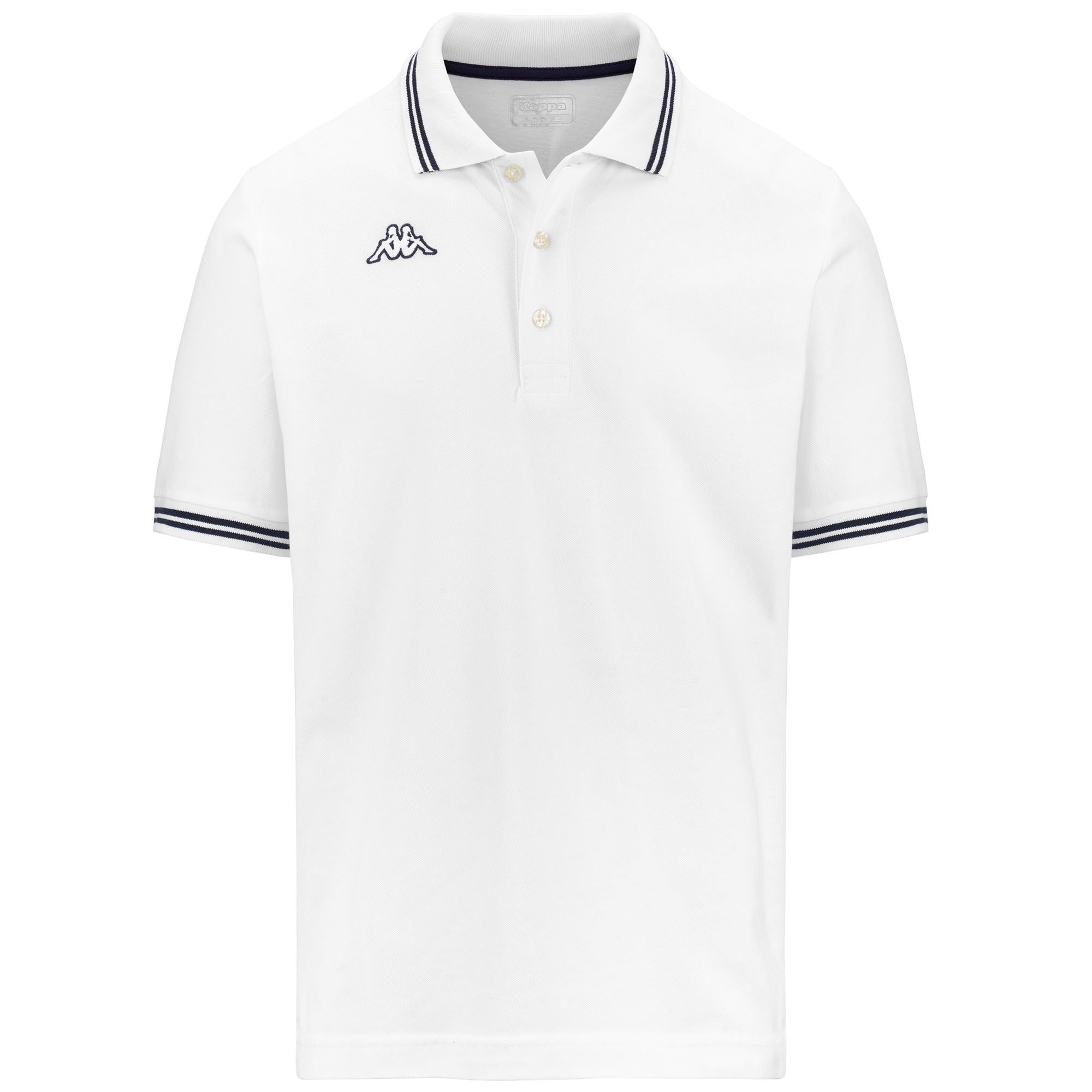 Kappa Polo Logo Maltax 5 MSS Bianco