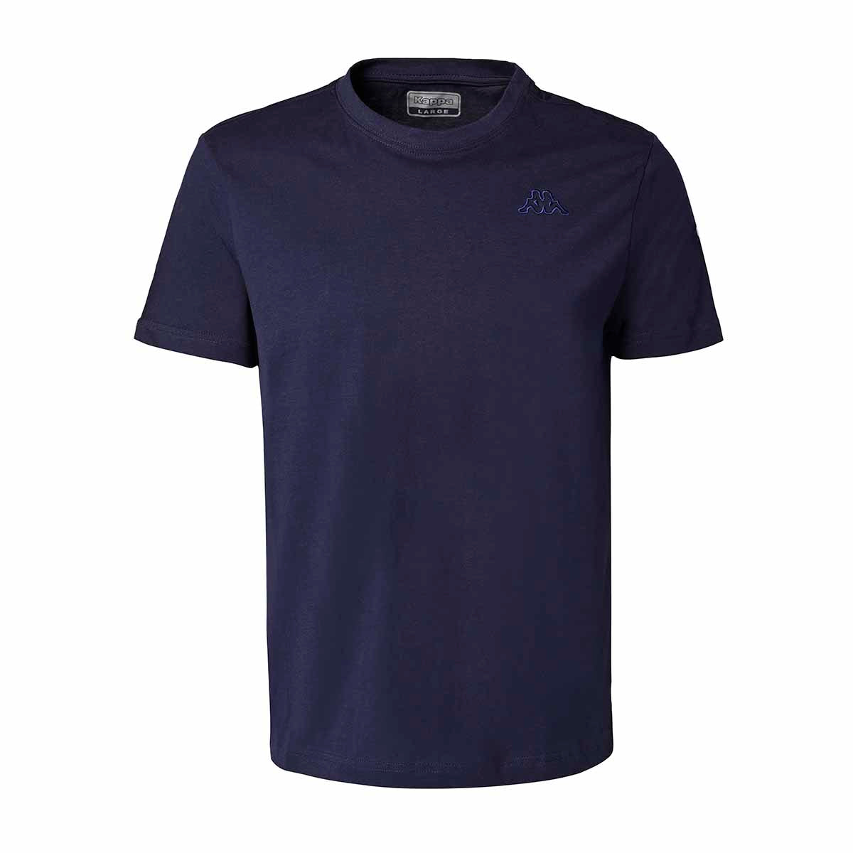 Kappa T-Shirt Logo Korpo Cafers Slim Blu