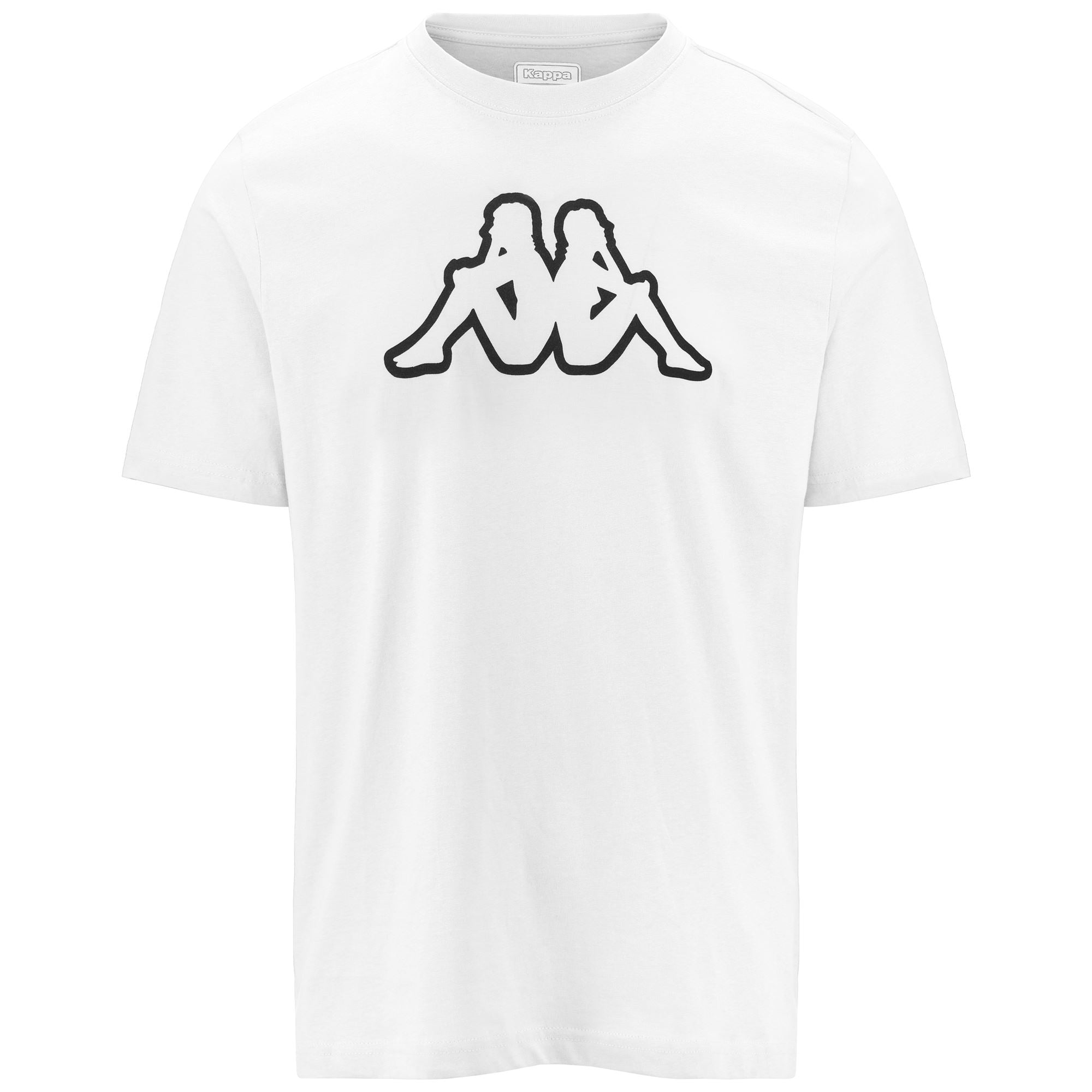 Kappa T-Shirt Logo Korpo Cromen Bianco