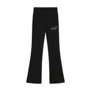 ESS HW Flared Leggings Rhinestone - Nero