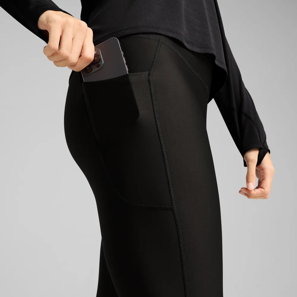Calzamaglia da running Velocity da donna - Nero