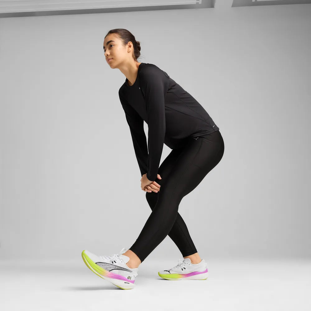 Calzamaglia da running Velocity da donna - Nero