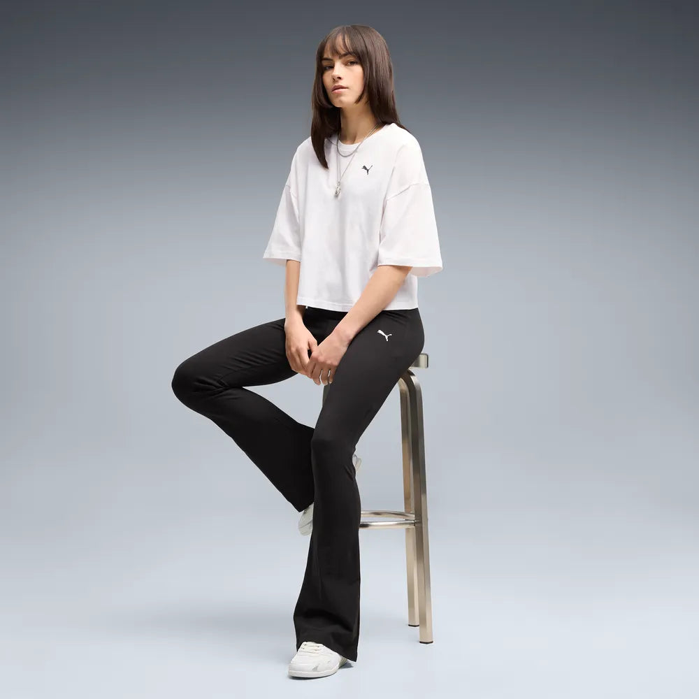 Leggings a vita alta Essentials da donna - Nero