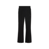 Leggings Her Rib Flared - Nero