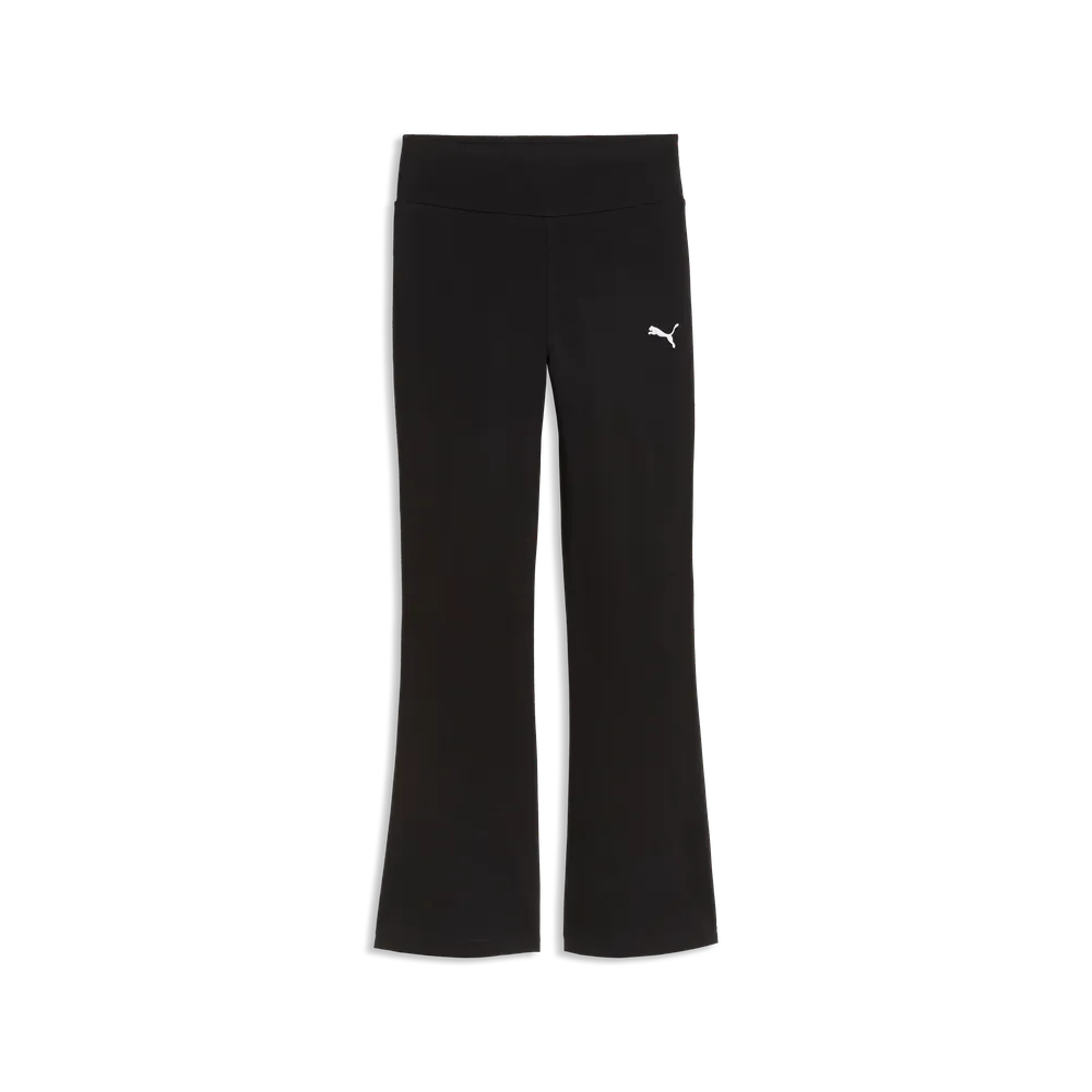 Leggings a vita alta Essentials da ragazza - Nero