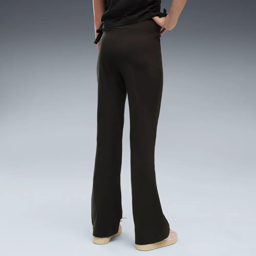 Leggings a vita alta Essentials da ragazza - Nero