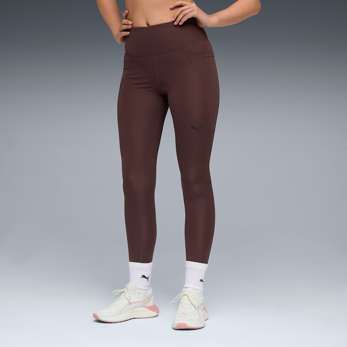 Puma W TAD Essential Tight - HW 7/8 - Chocolate Brown
