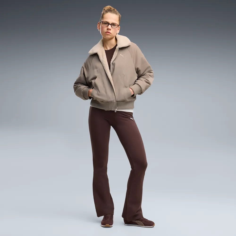 Leggings a vita alta Essentials da donna - Marrone Cioccolato