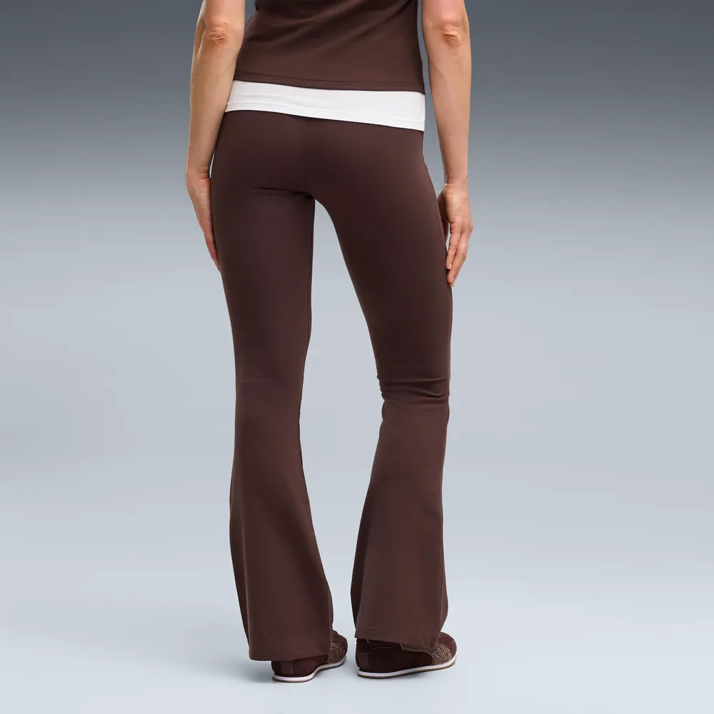 Leggings a vita alta Essentials da donna - Marrone Cioccolato