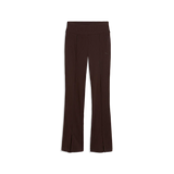 Leggings Her Rib Flared - Marrone Cioccolato