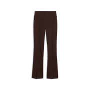 Leggings Her Rib Flared - Marrone Cioccolato