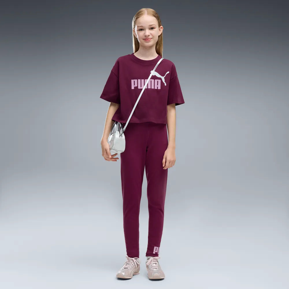 Leggings Essentials 2 Color No.1 Logo Leggings Girls - Fucsia