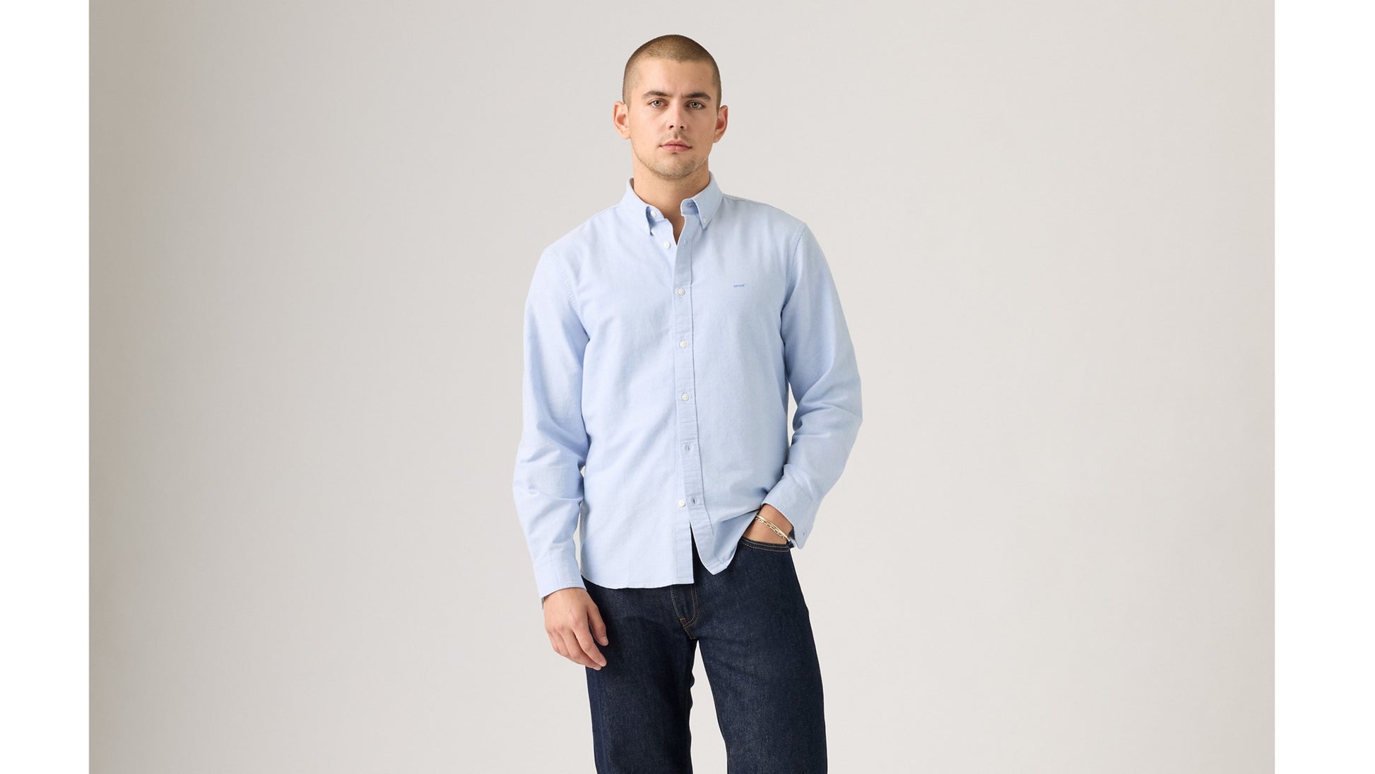 Levi's Camicia Authentic Button-Down Blu