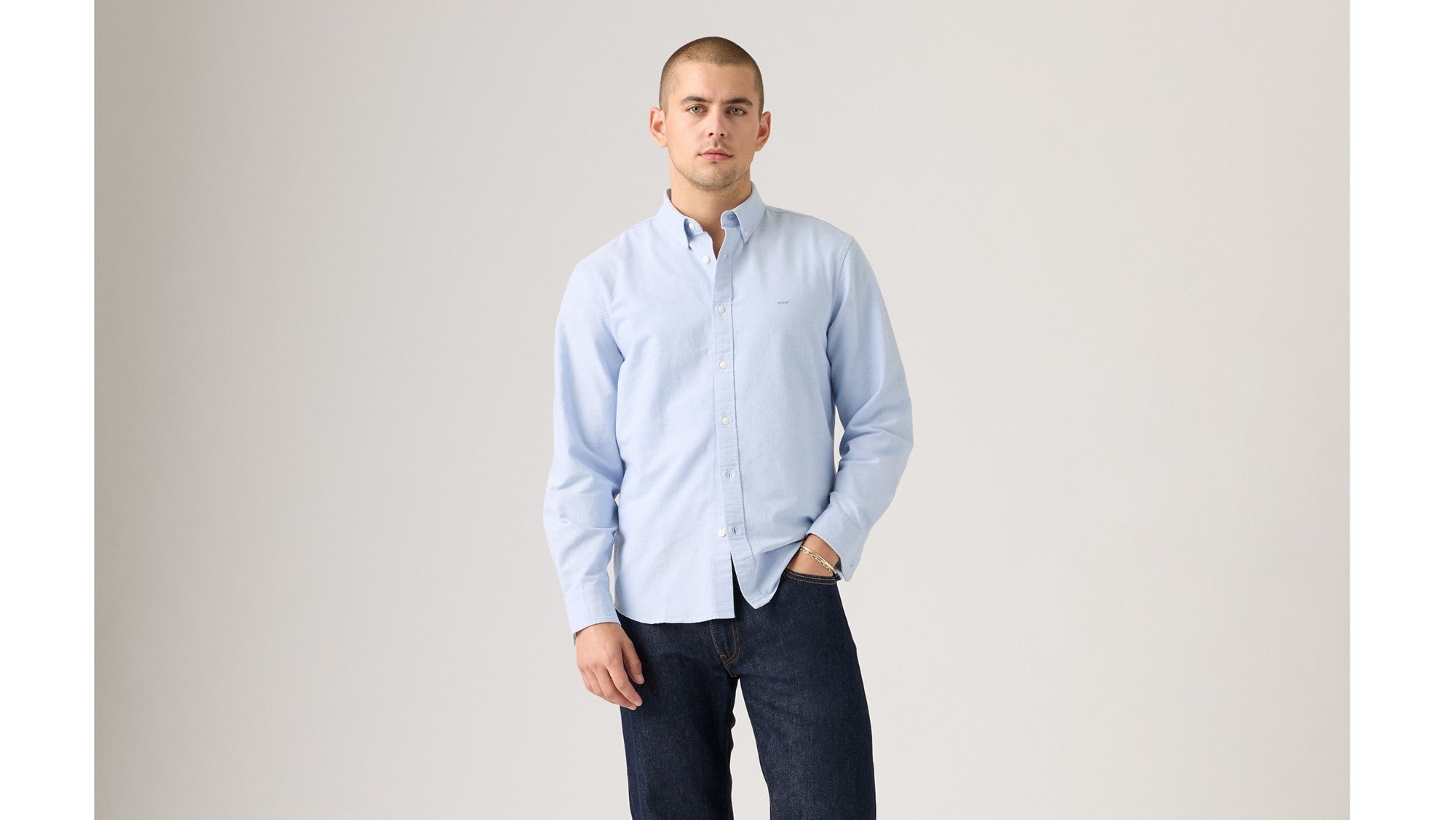 Levi's Camicia Authentic Button-Down Blu