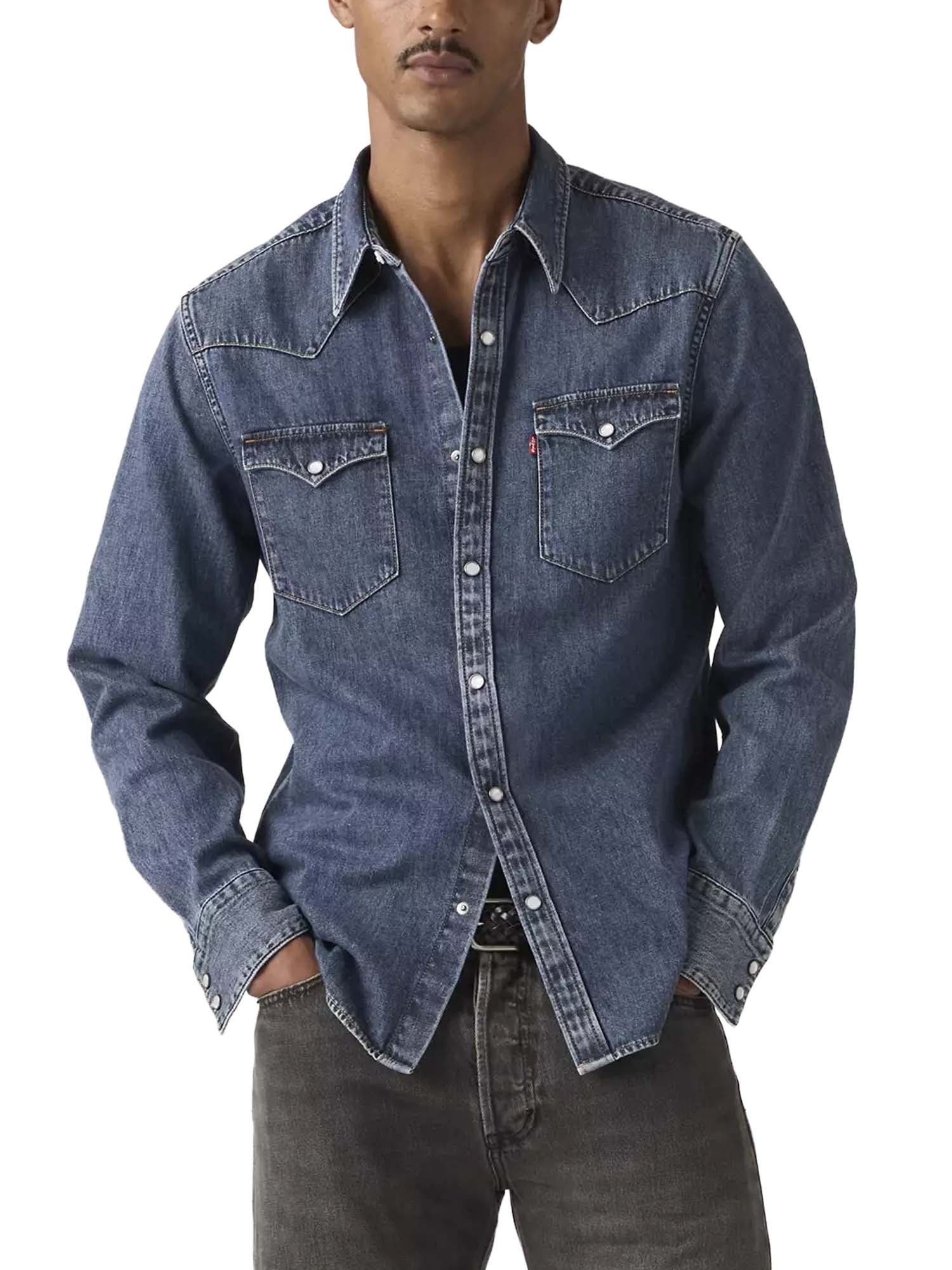 Levi's Camicia Barstow Western Standard Fit Blu