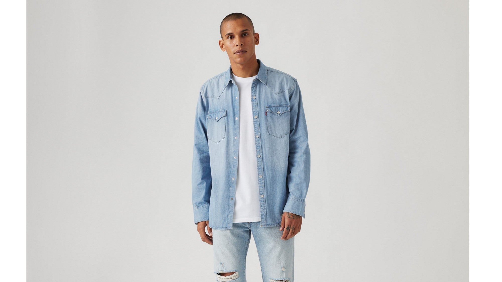 Levi's Camicia Barstow Western Standard Blu