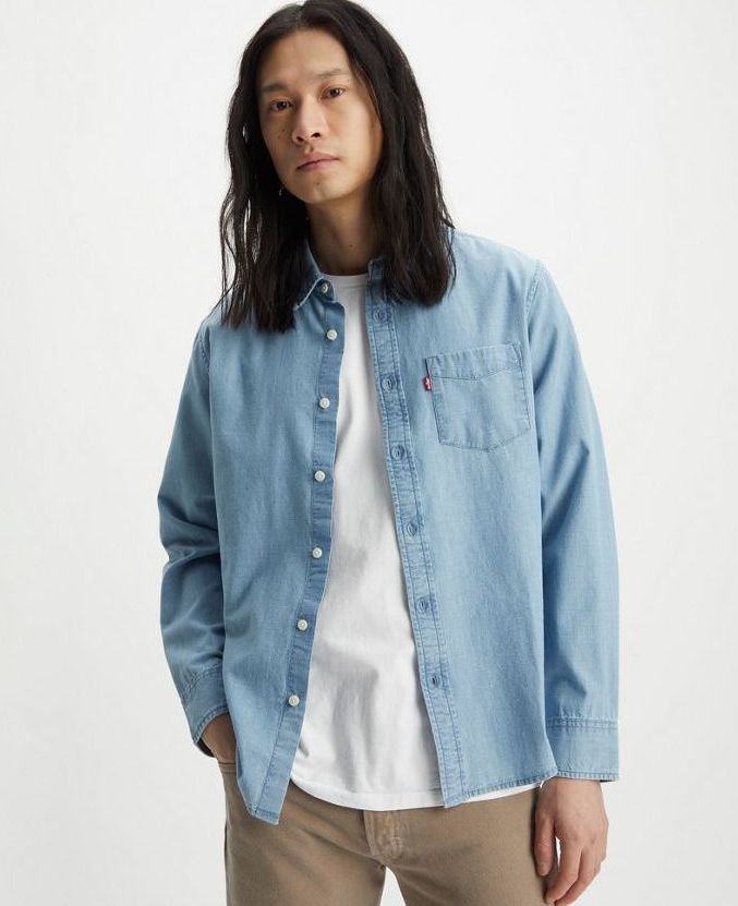 Levi's Camicia Sunset Standard 1 Pocket Blu