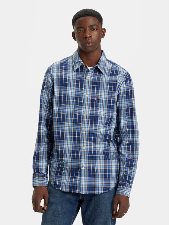 Levi's Camicia Sunset Standard 1 Pocket Blu